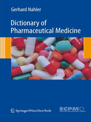 cover image of Dictionary of Pharmaceutical Medicine